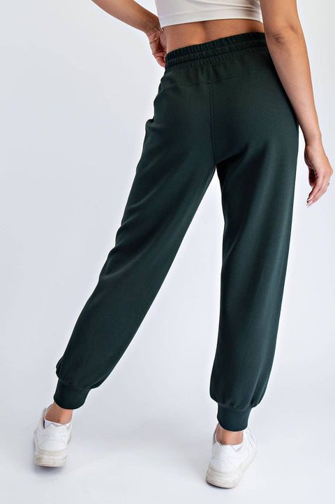 Modal Scuba Jogger Pants: Regency Green