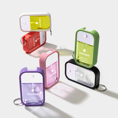 Touchland-Icy White Hand Mist Case-Pink Dot Styles