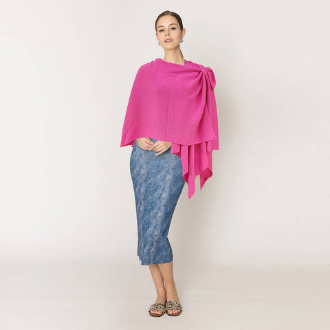 Shoulder Strap Solid Ruana Poncho: Spring Edition!