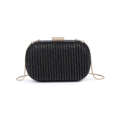 Alix Evening Bag: Natural