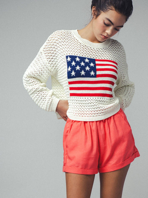 All-American Crochet Sweater
