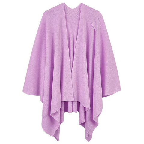 Shoulder Strap Solid Ruana Poncho: Spring Edition!