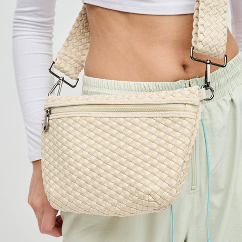 Ethereal - Woven Neoprene Crossbody: Chocolate