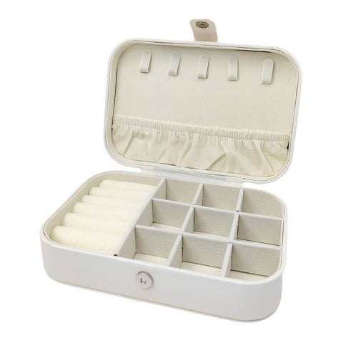 Faux Leather Portable Jewelry Box
: Pink