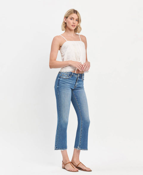 Loverlet Mid Rise Lick Flare Jeans