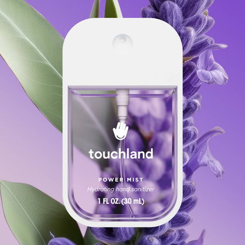 Touchland-Pure Lavender Power Mist Hydrating Hand Sanitizer-Pink Dot Styles