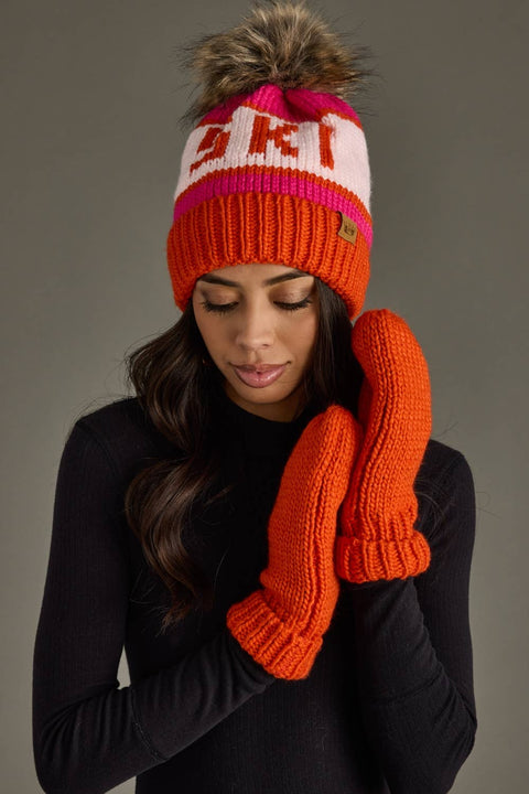 Ski Pom Pom Hat