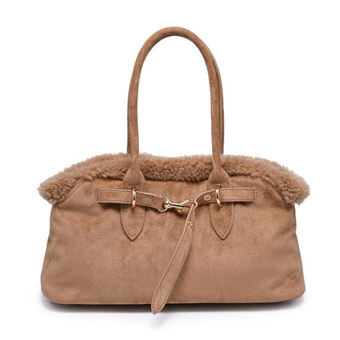 Tommy Faux Suede Satchel