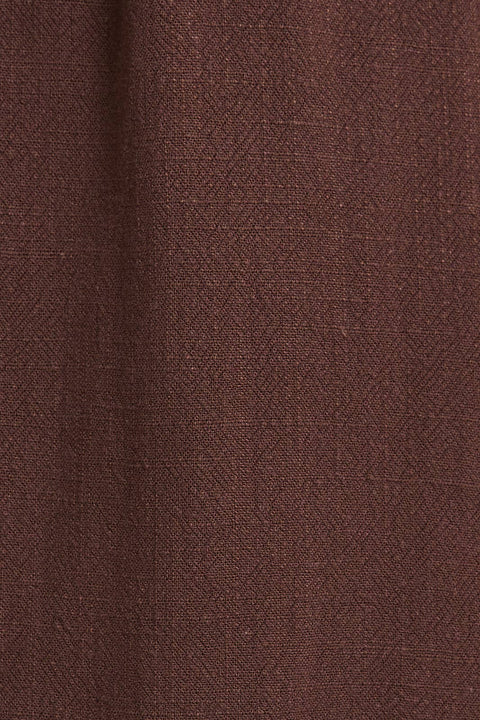 GILLI-WAIST TIE WIDE LEG PANTS: CHOCOLATE / L-Pink Dot Styles
