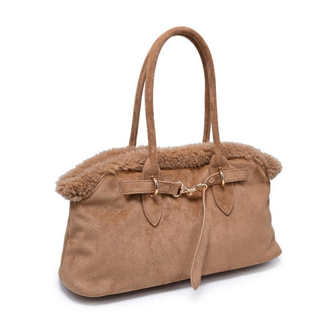 Tommy Faux Suede Satchel