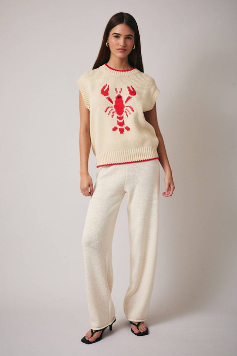 Sleeveless Lobster Sweater