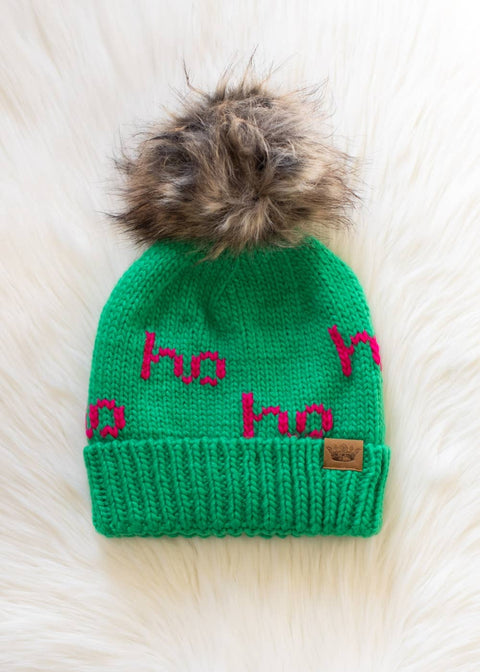Holiday Pom Pom Hats