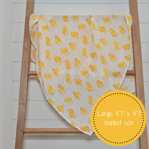 Peep Peep Baby Muslin Swaddle Blanket
