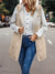 Beige Reversible Sherpa Puffer Long Vest-Apparel > Womens > Outerwear > Jackets-Pink Dot Styles
