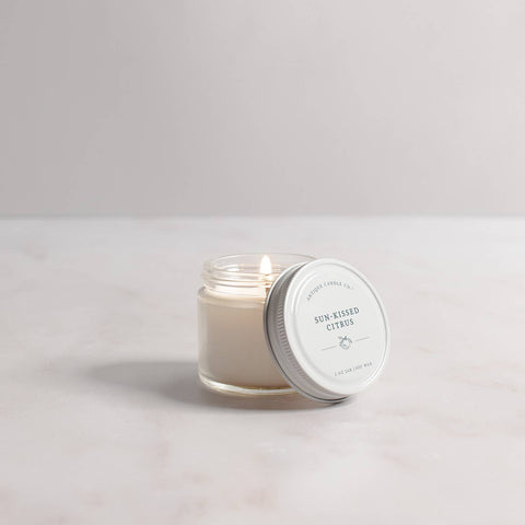 Sun-Kissed Citrus - Soy Wax Candle: 1 mason jar (16oz)