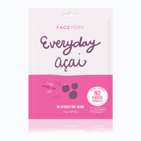 FaceTory-Face Mask - Korean Beauty - Rejuvenating - Everyday - Acai-Pink Dot Styles