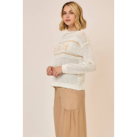 Knit BEACH Pullover Sweater