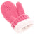 Cable Knit Mittens Fleece Lined-Accessories > Womens > Gloves-Pink Dot Styles