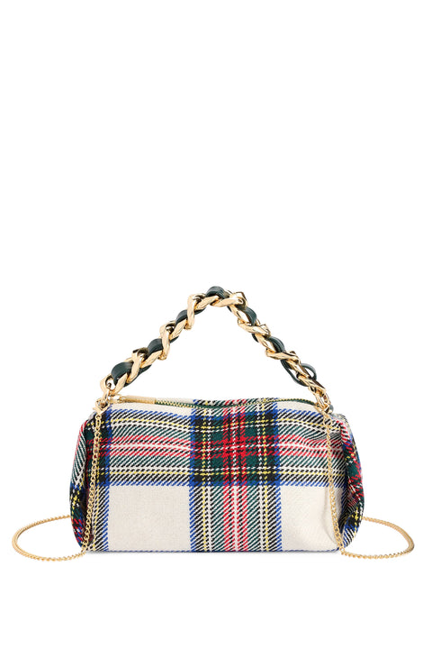 SCOTTIE TOP HANDLE BAG: RED
