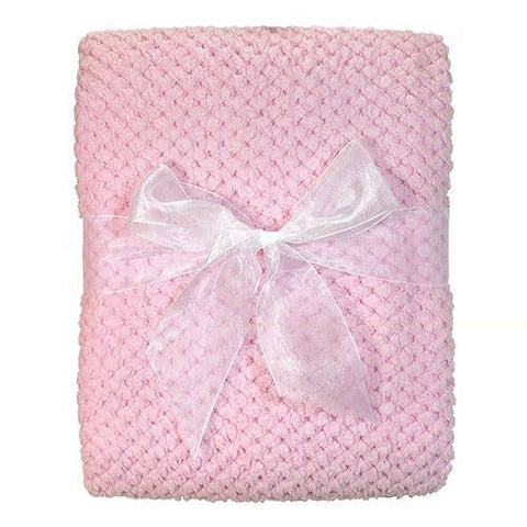 Stephan Baby by Creative Brands-Fleece Blanket - Pink Corn-Pink Dot Styles