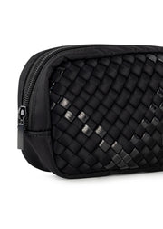 Haute Shore-Ally Noir | Woven Cosmetic Case (Final sale)-Pink Dot Styles