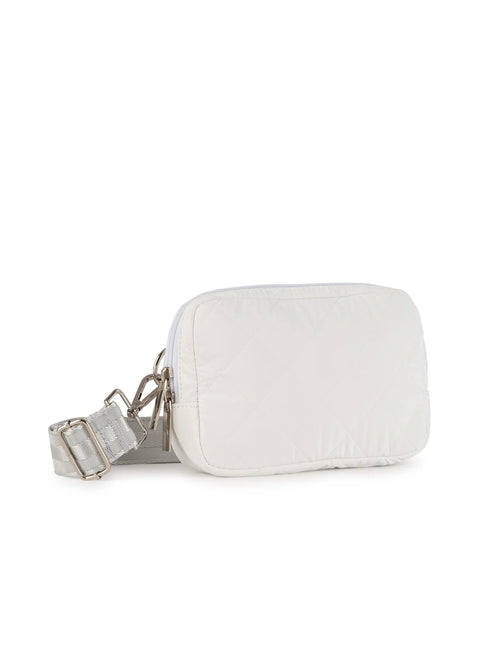 Amy Cloud | Nylon Quilted Belt Bag-Accessories > Handbags > Belt Bags-Pink Dot Styles