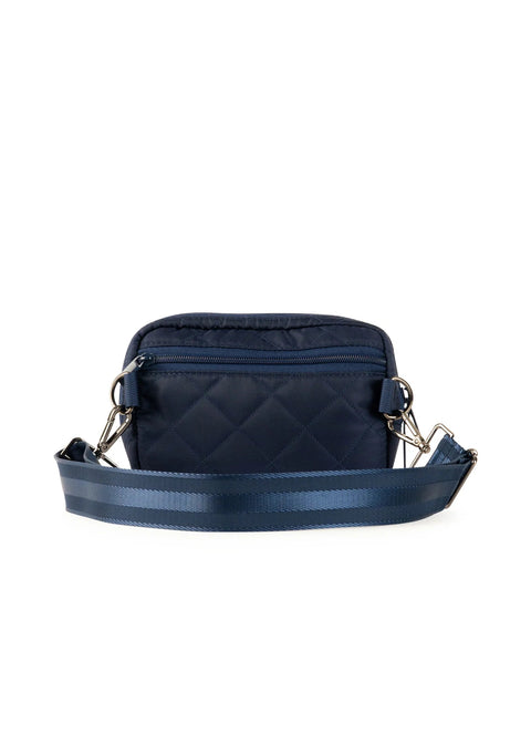 Amy Pacific | Nylon Quilted Belt Bag-Accessories > Handbags > Belt Bags-Pink Dot Styles