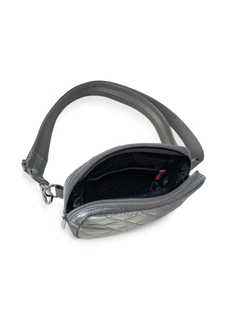Amy Shadow | Puffer Quilted Belt / Sling Bag-Accessories > Handbags > Belt Bags-Pink Dot Styles