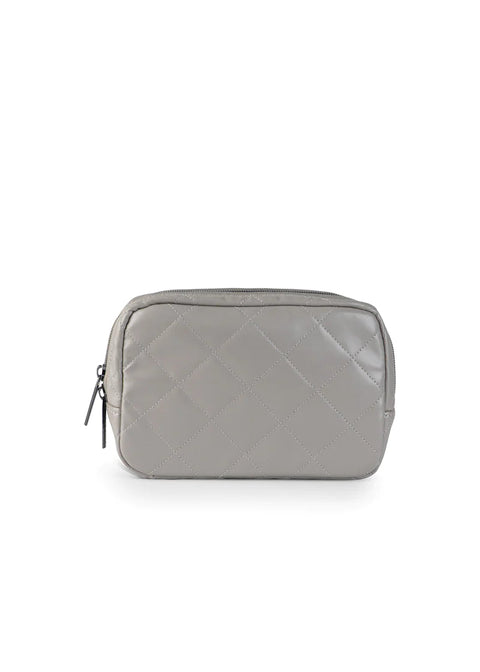 Amy Stone | Quilted Vegan Leather Belt Bag-Accessories > Handbags > Belt Bags-Pink Dot Styles