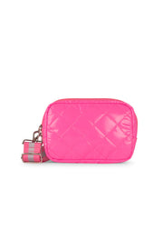 Haute Shore-Amy Sugar | Puffer Quilted Belt / Sling Bag-Pink Dot Styles
