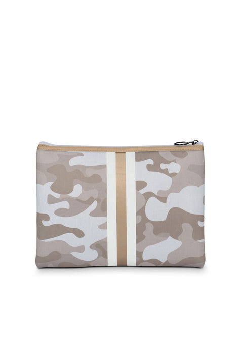 Haute Shore-Beth Sahara | Camo Neoprene Clutch-Pink Dot Styles