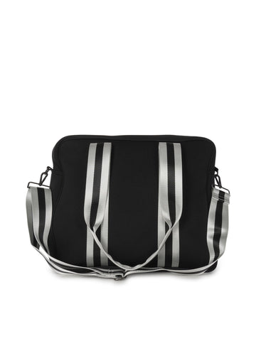 Haute Shore  Billie Roma Neoprene Tennis Bag w/Stripe