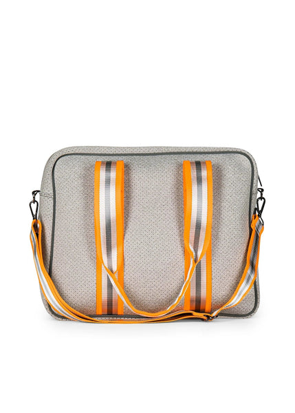 Haute Shore  Billie Roma Neoprene Tennis Bag w/Stripe