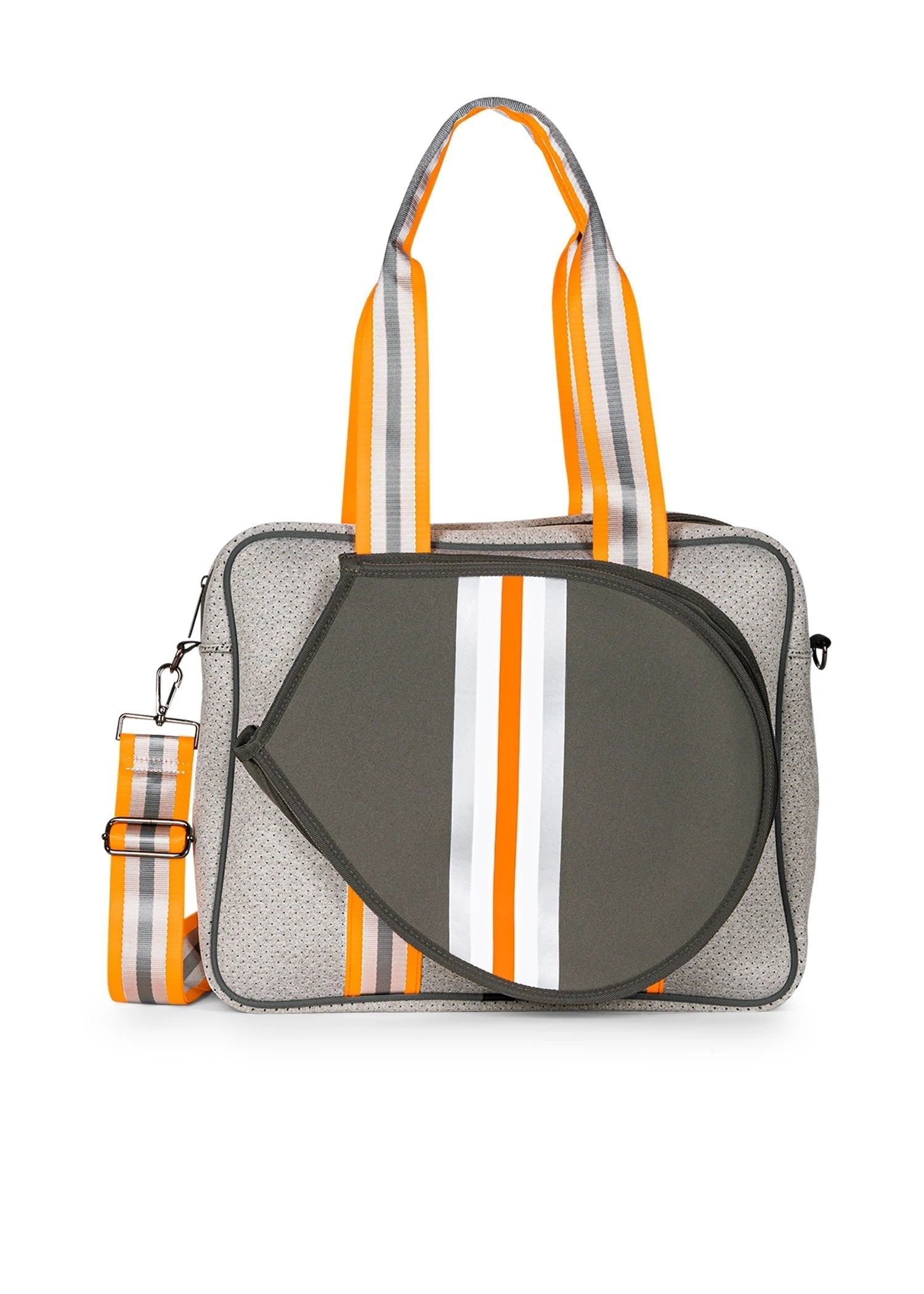 Haute Shore  Billie Roma Neoprene Tennis Bag w/Stripe