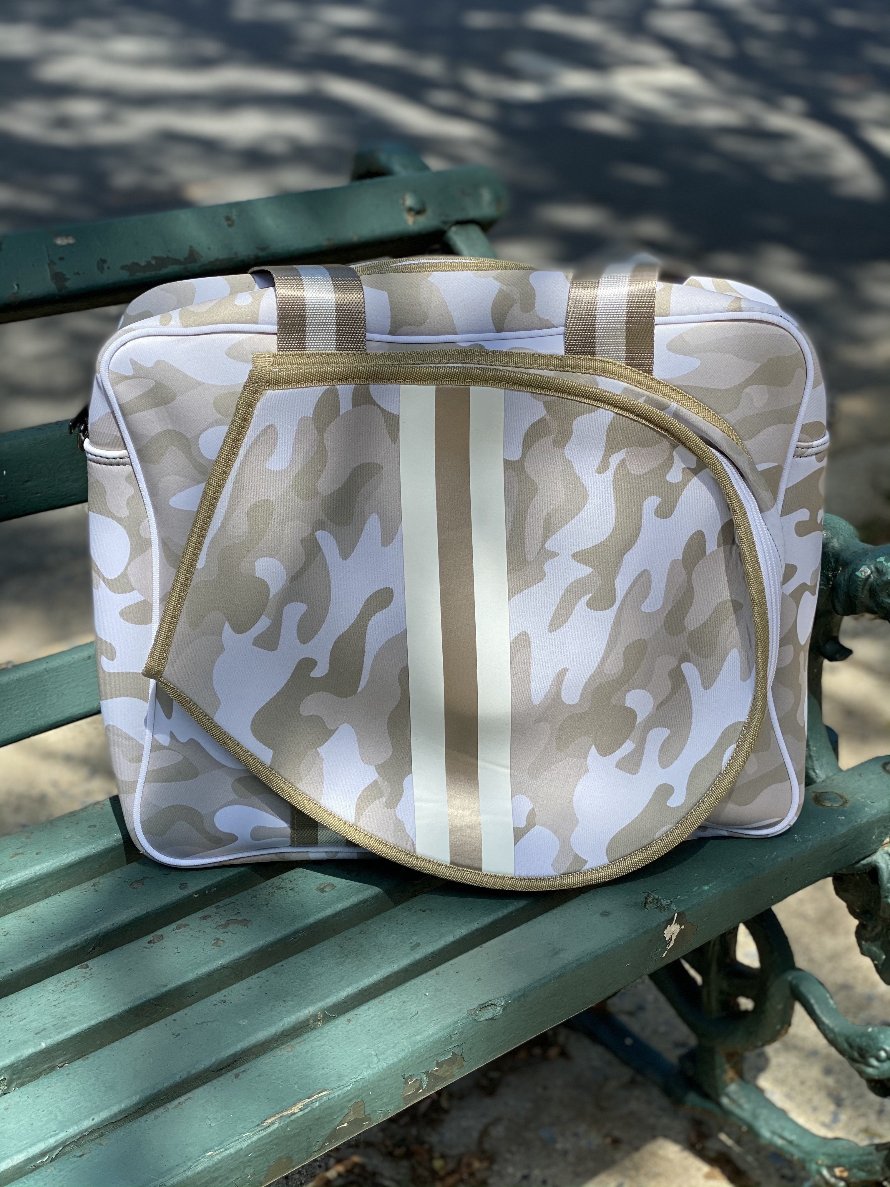 Pink dot camo tennis orders bag