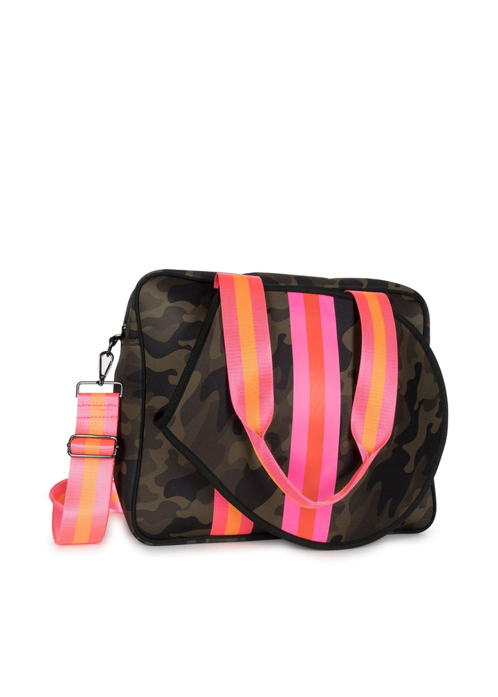 Haute Shore-Billie Showoff | Neoprene Tennis Bag-Pink Dot Styles