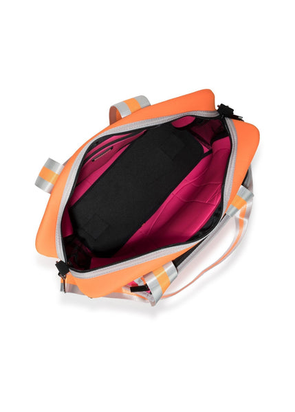 Neoprene Tennis Bag Camo with Pink & Orange Racer Stripe – CoCo State