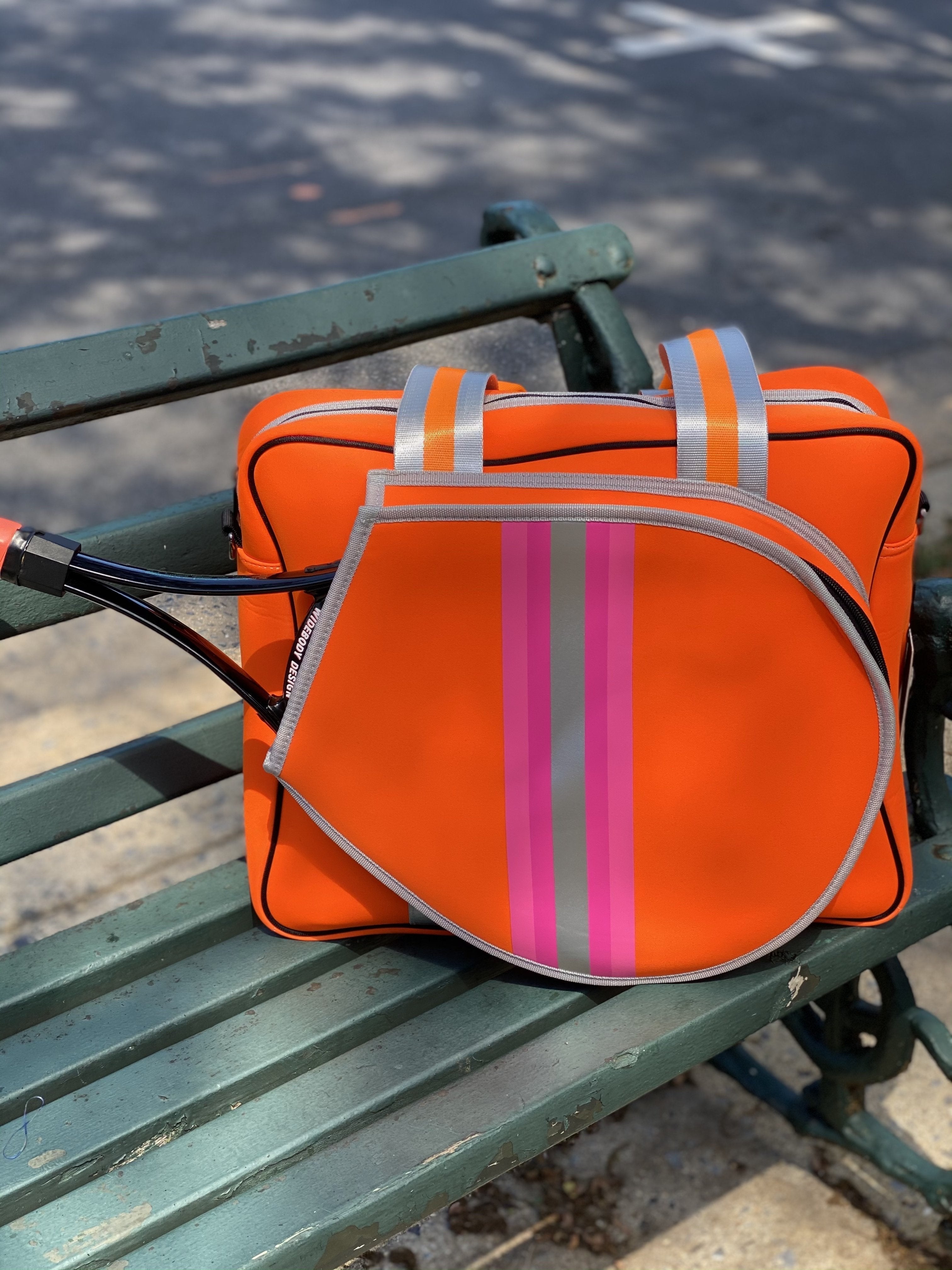 Orange tennis cheap bag