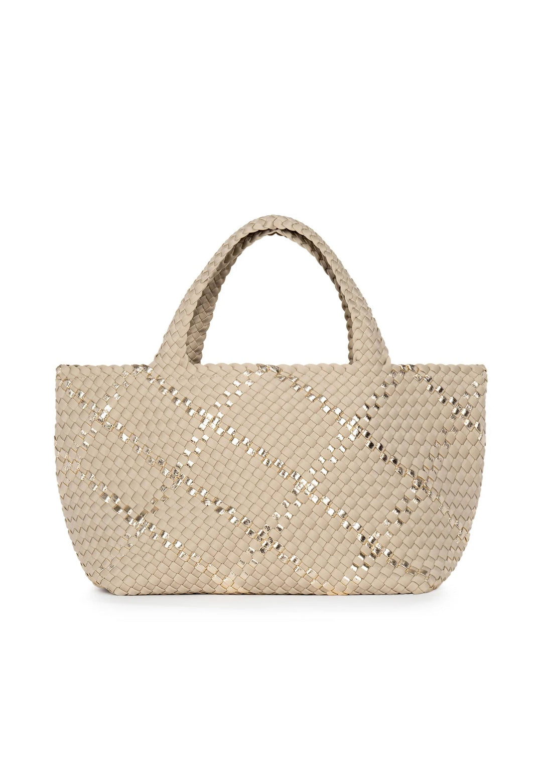 Haute Shore Large Beige Woven Neoprene Everyday Tote