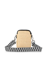 Haute Shore-Casey Raffia | Cellphone Crossbody-Pink Dot Styles