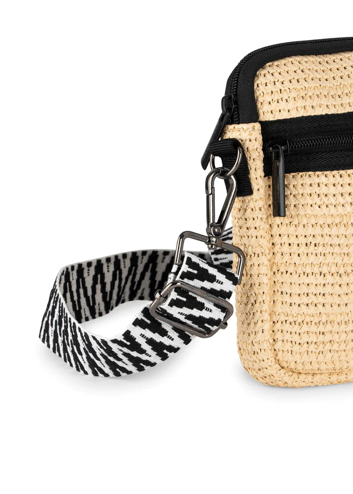 Haute Shore-Casey Raffia | Cellphone Crossbody-Pink Dot Styles