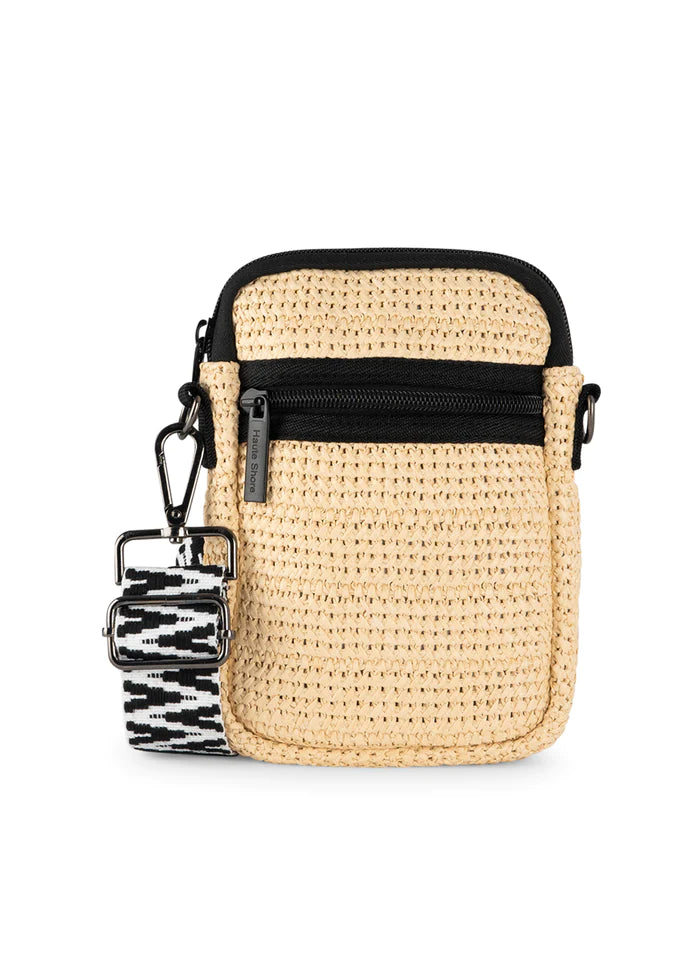 Haute Shore-Casey Raffia | Cellphone Crossbody-Pink Dot Styles