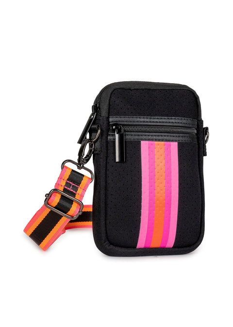 Haute Shore-Casey Rave | Neoprene Cellphone Crossbody-Pink Dot Styles