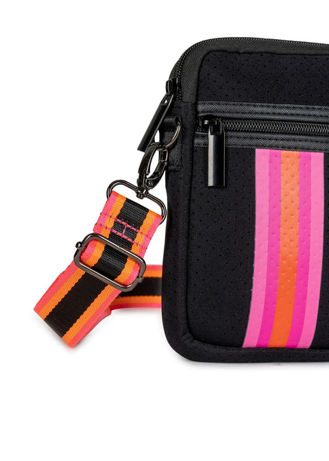 Haute Shore-Casey Rave | Neoprene Cellphone Crossbody-Pink Dot Styles