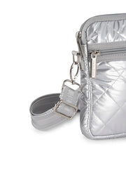 Haute Shore-Casey Shine '24 | Quilted Puffer Cellphone Crossbody-Pink Dot Styles