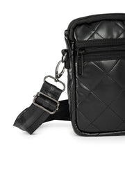 Haute Shore-Casey Solo | Quilted Vegan Leather Cellphone Crossbody-Pink Dot Styles