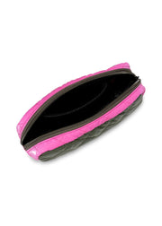 Haute Shore-Charli Avenue | Quilted Puffer Cosmetic Case-Pink Dot Styles