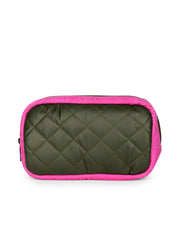 Haute Shore-Charli Avenue | Quilted Puffer Cosmetic Case-Pink Dot Styles