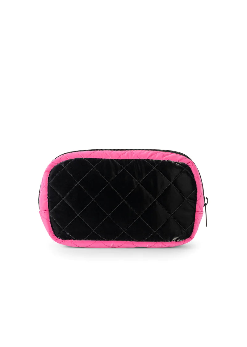 Haute Shore | Black Quilted Puffer Pouch / Makeup Case - Charli Rave ...