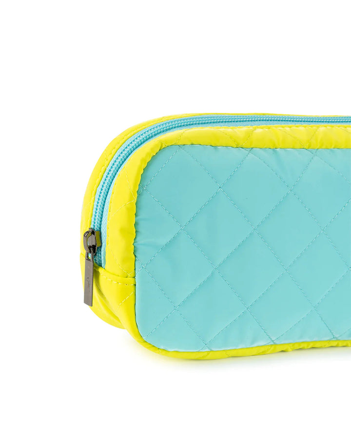 Haute Shore-Charli Turks | Quilted Puffer Cosmetic Case-Pink Dot Styles